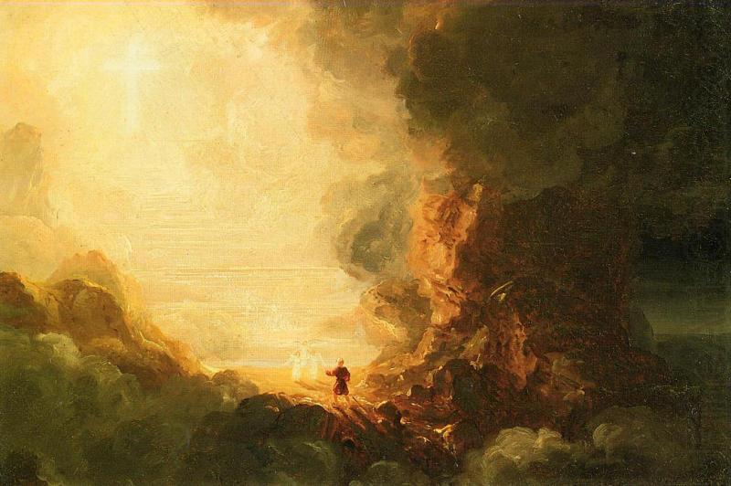Thomas Cole The Cross and the World china oil painting image